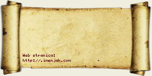 Jana Agatonović vizit kartica